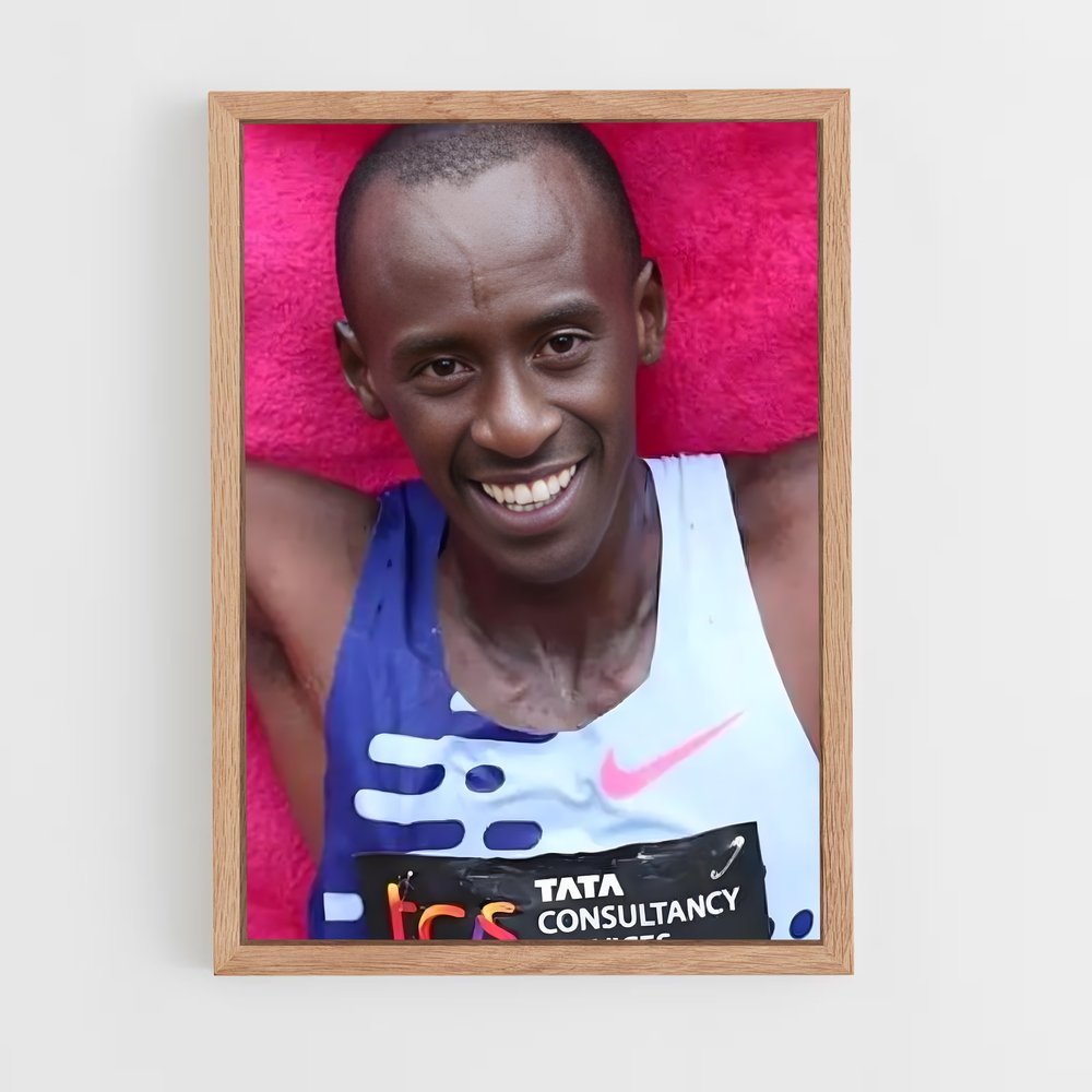 Poster Kelvin de kiptum – affiche Athlétisme (vue 4)